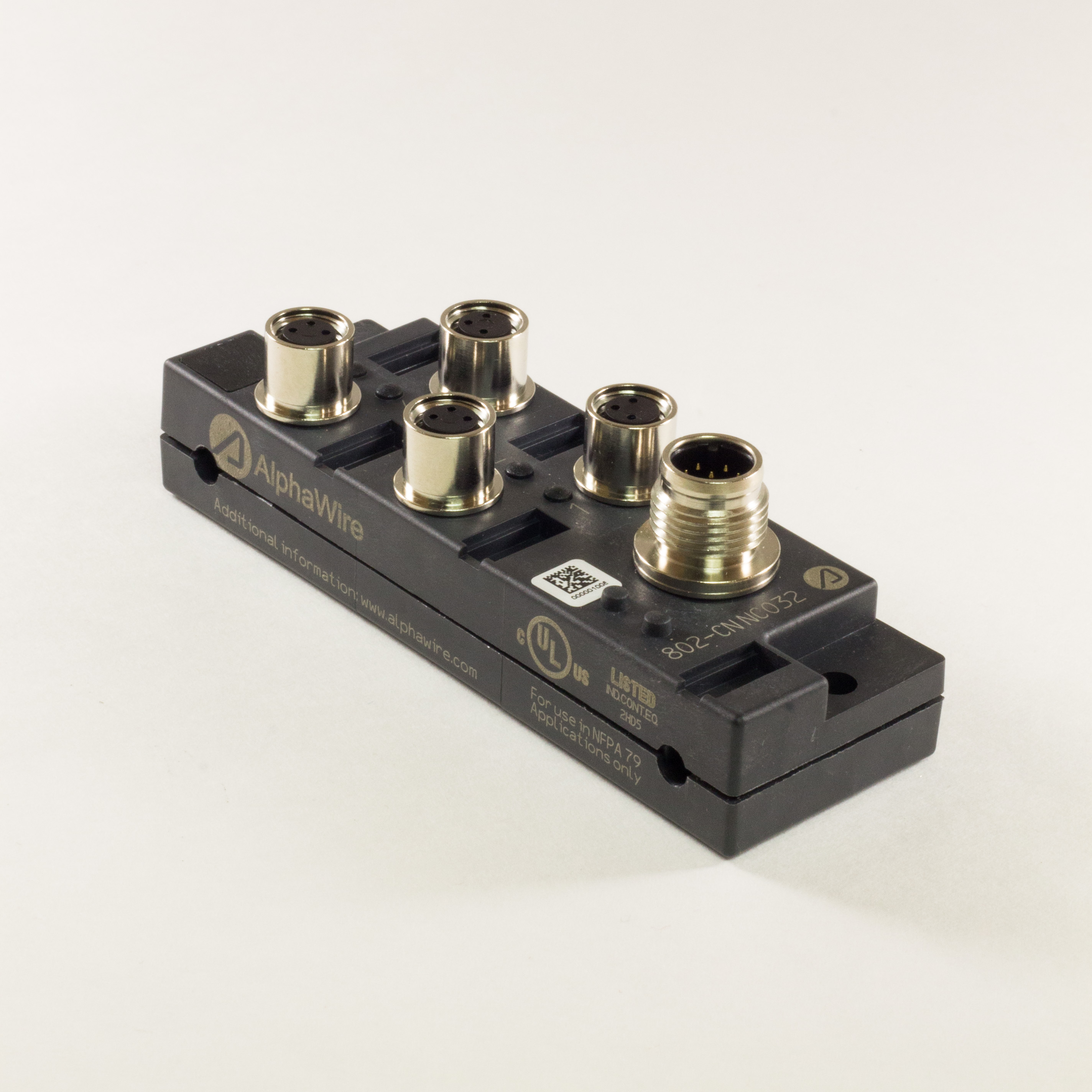 Alpha Wire M12 Connector Distribution Boxes 900-10M NC032 Alpha Wire M12 Connector Distribution Boxes 900-10M NC032
